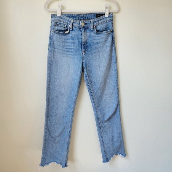 Rag & Bone Nina High Rise Ankle Cigarette Jeans in Lapis Size 27 - Picture 2 of 9